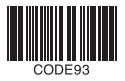 Barcode Label Code 93