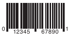 Barcode Label UPC-A