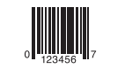 Barcode Label UPC-E
