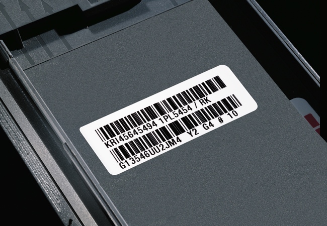 Thermal Transfer label with barcode