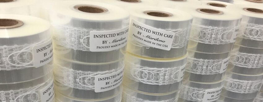Rolls of Clear Labels