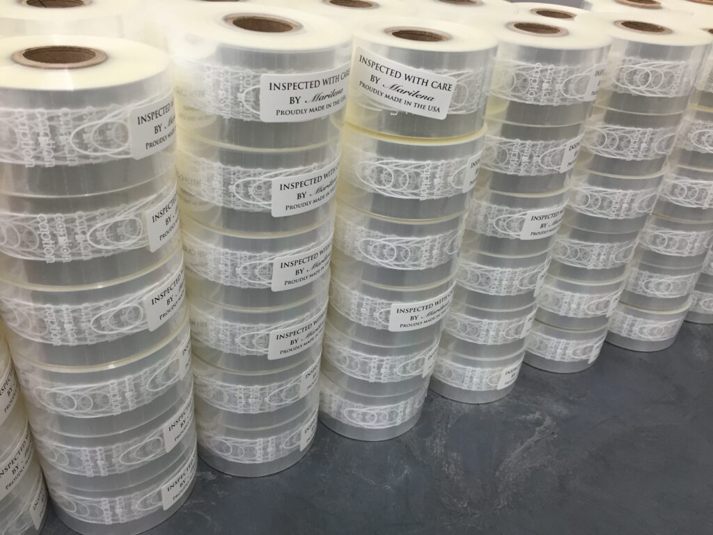 Rows of High Gloss Labels