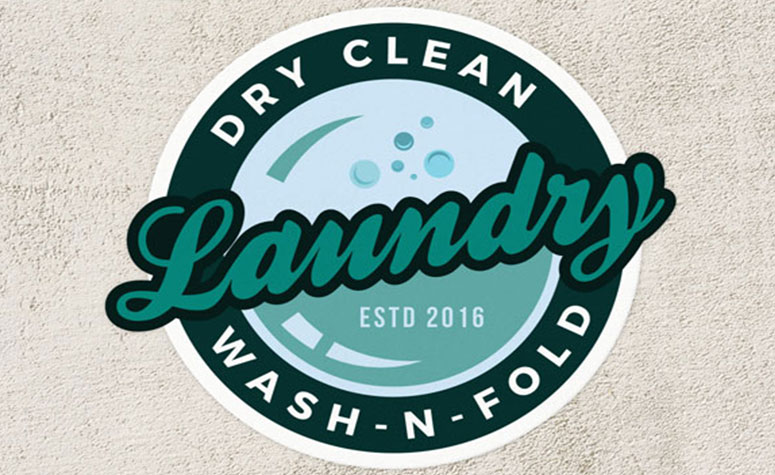 Dry Clean Laundry Outdoor Sticker