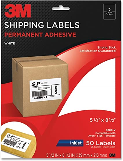 3M™ Permanent Adhesive Labels