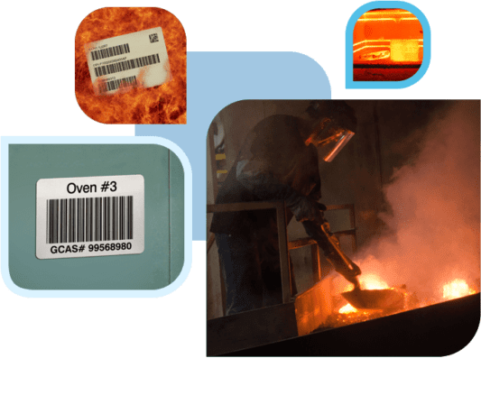 High Heat Labels & Tags