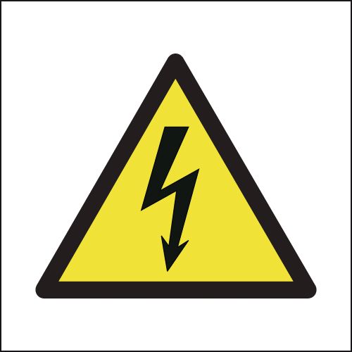 Electric Shock Caution Label
