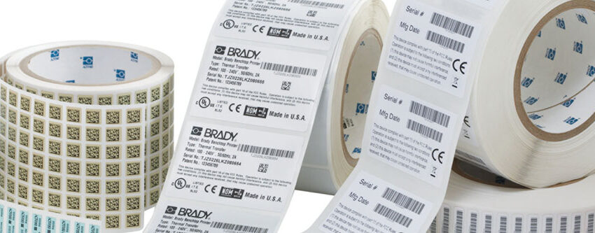 Three Rolls of Traceability Labels