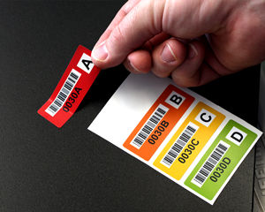 Custom Color Labels With Barcodes