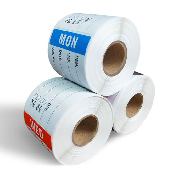 3 rolls of removable labels