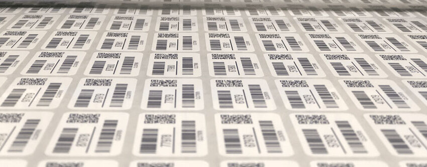 Sheet of Warehouse Labels