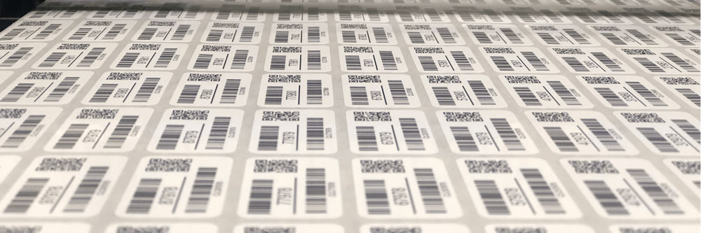 Sheet of Warehouse Labels