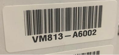Number Label With Barcode