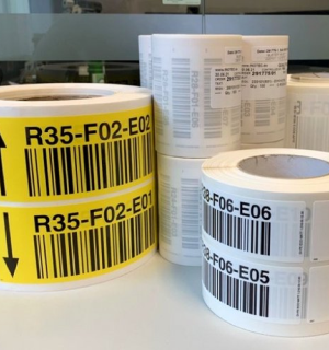 Rolls of Pallet Labels