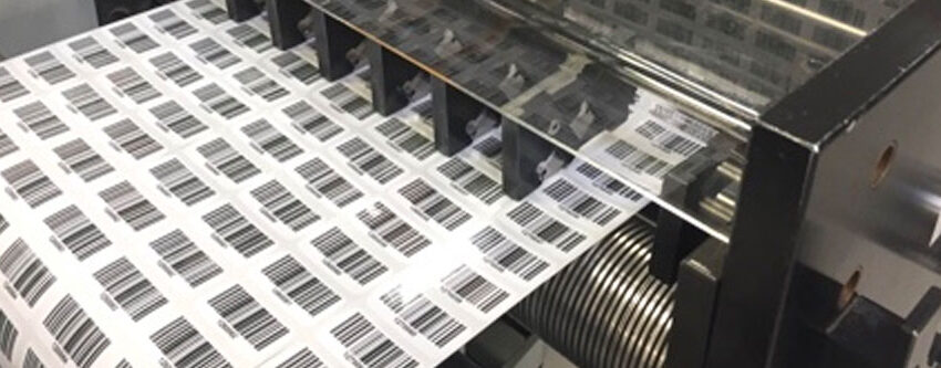 Reflective Labels on Printing Press